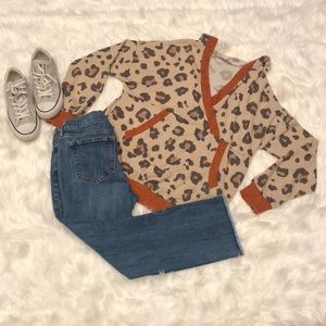 Leopard Print Hoodie